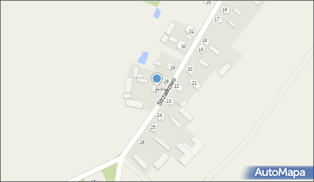 Strzałkowo, Strzałkowo, 27, mapa Strzałkowo
