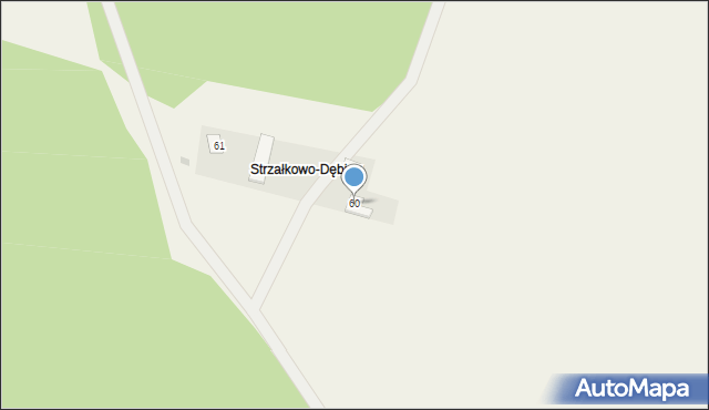 Strzałkowo, Strzałkowo, 60, mapa Strzałkowo