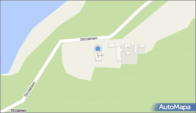 Strzałowo, Strzałowo, 2, mapa Strzałowo