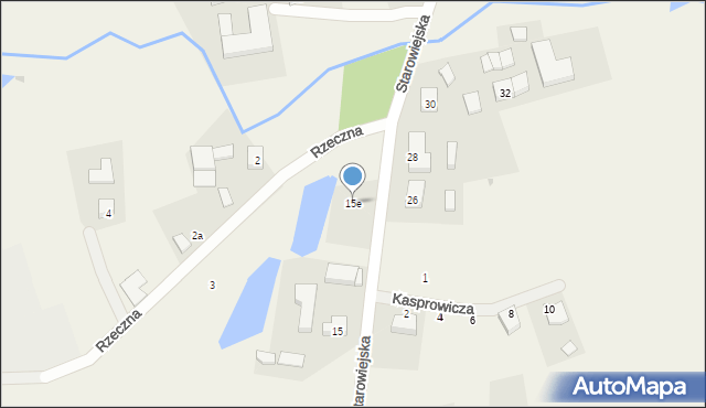 Strzebielino, Starowiejska, 15e, mapa Strzebielino