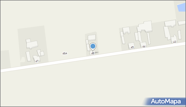 Strzebieszew, Strzebieszew, 46, mapa Strzebieszew