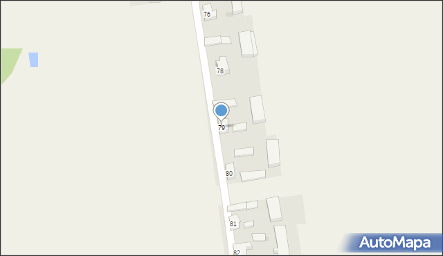 Strzebieszew, Strzebieszew, 79, mapa Strzebieszew