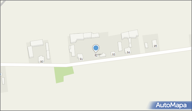 Strzebieszew, Strzebieszew, 92, mapa Strzebieszew