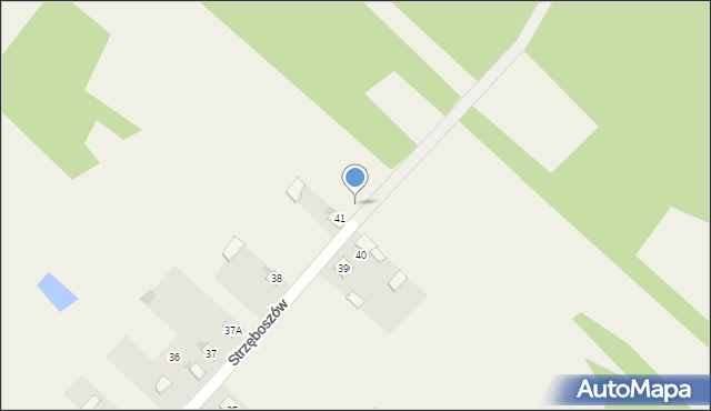 Strzęboszów, Strzęboszów, 42, mapa Strzęboszów