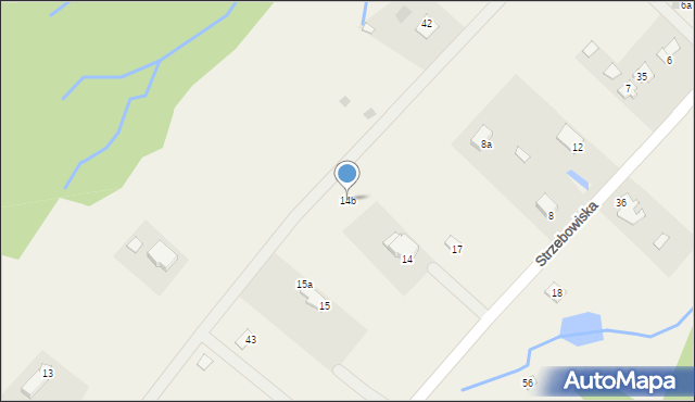 Strzebowiska, Strzebowiska, 14b, mapa Strzebowiska