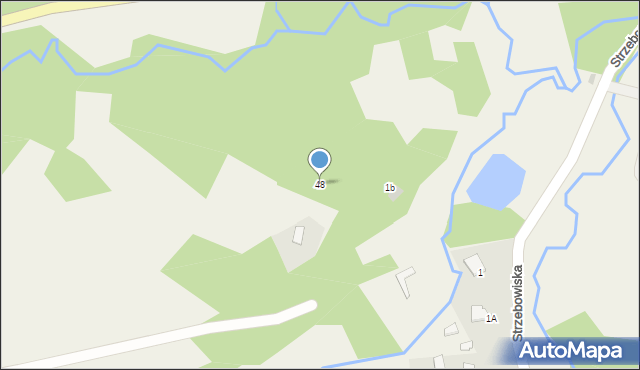 Strzebowiska, Strzebowiska, 48, mapa Strzebowiska