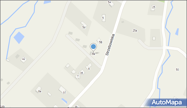 Strzebowiska, Strzebowiska, 6a, mapa Strzebowiska