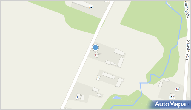 Strzebula, Strzebula, 1, mapa Strzebula