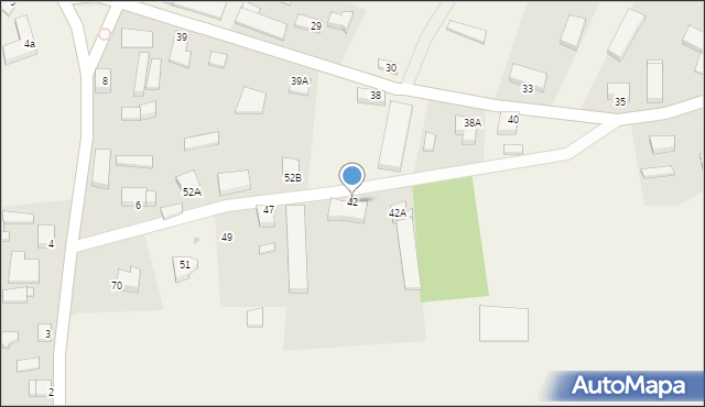 Strzeczona, Strzeczona, 42, mapa Strzeczona