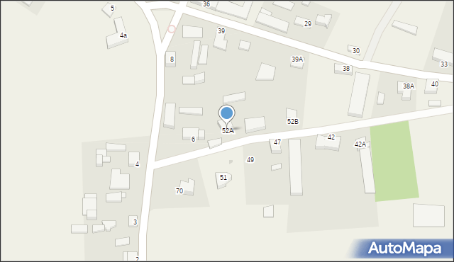 Strzeczona, Strzeczona, 52A, mapa Strzeczona