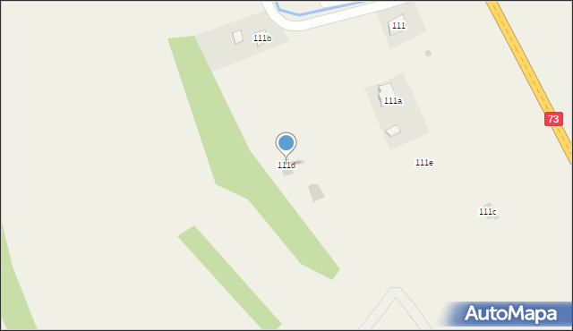 Strzegocice, Strzegocice, 111d, mapa Strzegocice