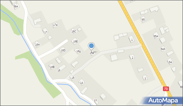 Strzegocice, Strzegocice, 15a, mapa Strzegocice