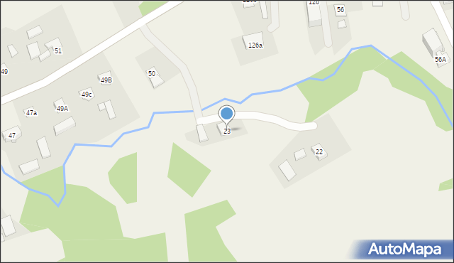 Strzegocice, Strzegocice, 23, mapa Strzegocice