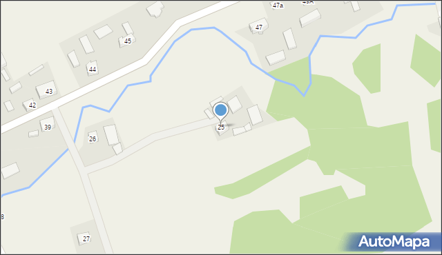 Strzegocice, Strzegocice, 25, mapa Strzegocice