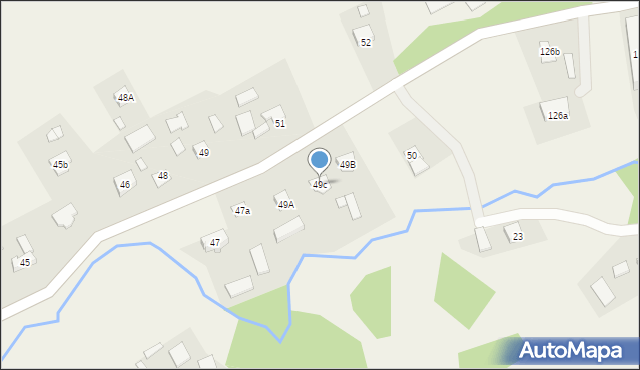 Strzegocice, Strzegocice, 49c, mapa Strzegocice