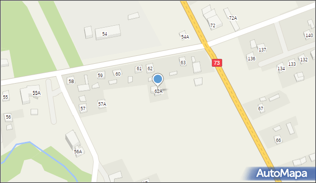 Strzegocice, Strzegocice, 62A, mapa Strzegocice