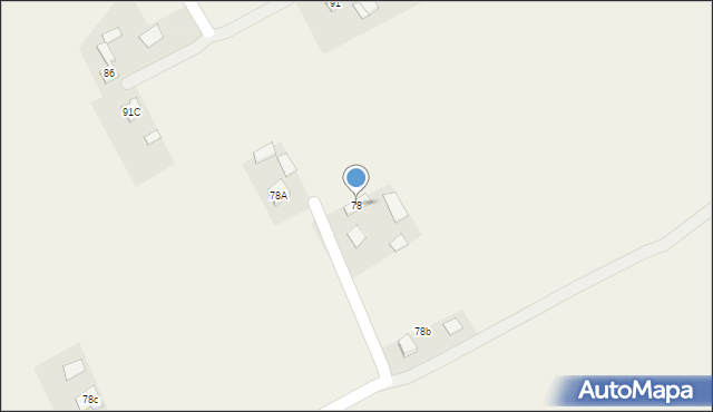 Strzegocice, Strzegocice, 78, mapa Strzegocice