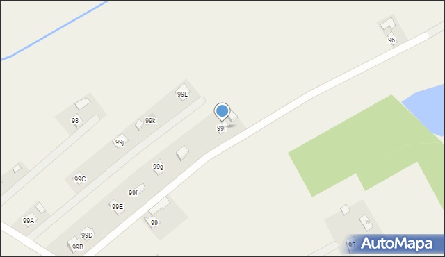 Strzegocice, Strzegocice, 99I, mapa Strzegocice