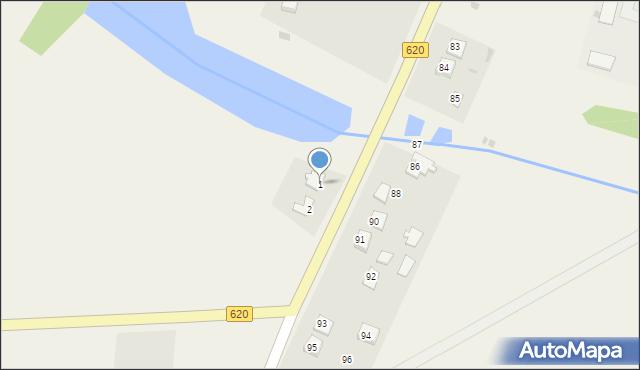 Strzegocin, Strzegocin, 1, mapa Strzegocin