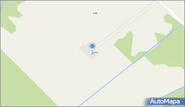 Strzegocin, Strzegocin, 102, mapa Strzegocin