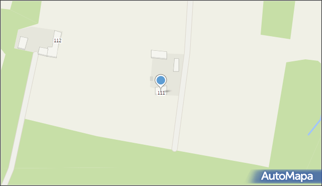Strzegocin, Strzegocin, 111, mapa Strzegocin