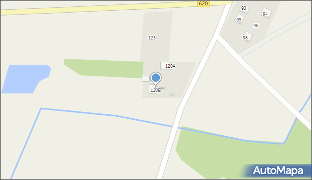 Strzegocin, Strzegocin, 120B, mapa Strzegocin