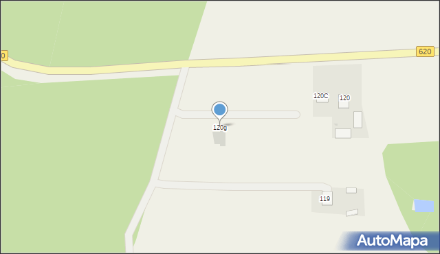 Strzegocin, Strzegocin, 120g, mapa Strzegocin