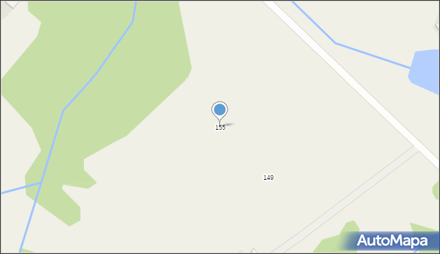Strzegocin, Strzegocin, 155, mapa Strzegocin