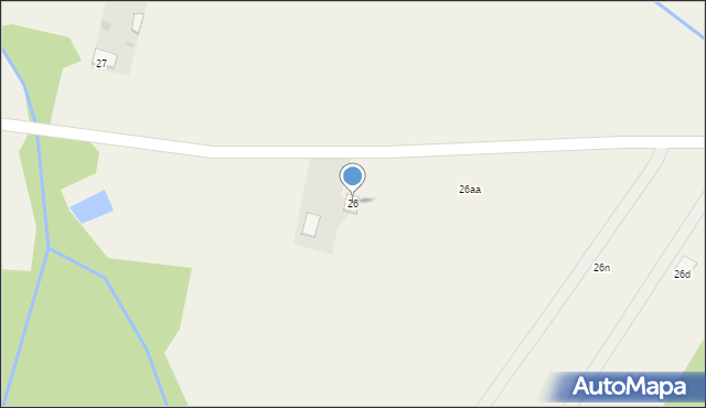 Strzegocin, Strzegocin, 26, mapa Strzegocin