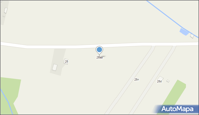 Strzegocin, Strzegocin, 26aa, mapa Strzegocin