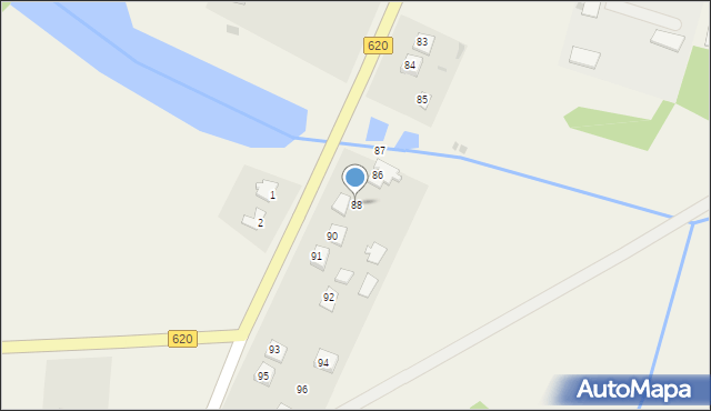 Strzegocin, Strzegocin, 88, mapa Strzegocin