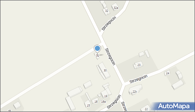 Strzegocin, Strzegocin, 31, mapa Strzegocin