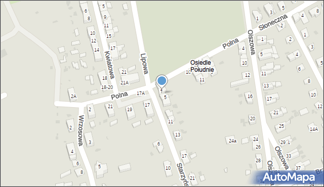 Strzegom, Starzyńskiego Stefana, 3, mapa Strzegom