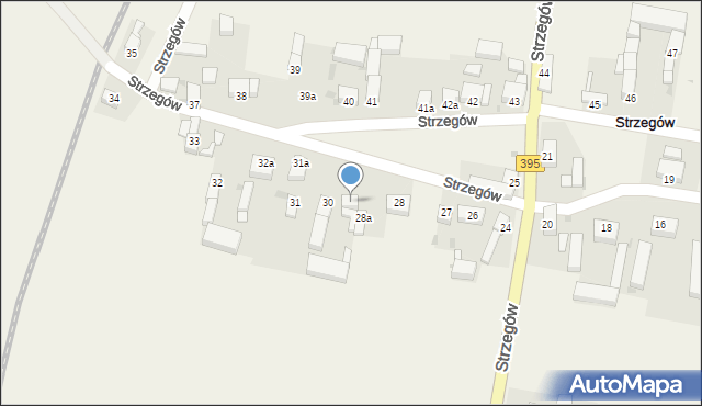 Strzegów, Strzegów, 29, mapa Strzegów