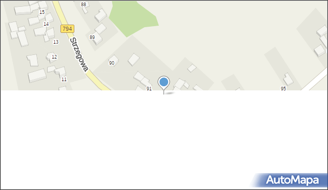 Strzegowa, Strzegowa, 93, mapa Strzegowa