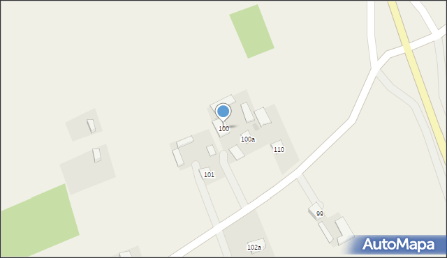 Strzelce, Strzelce, 100, mapa Strzelce