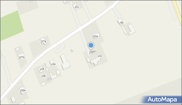 Strzelce, Strzelce, 103, mapa Strzelce