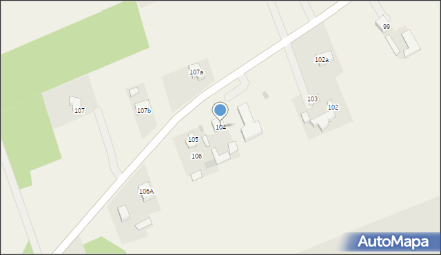 Strzelce, Strzelce, 104, mapa Strzelce