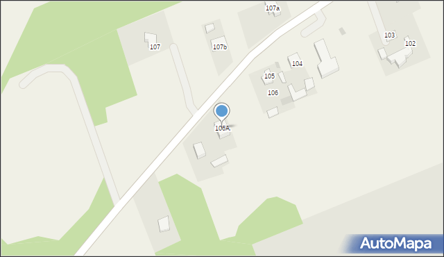 Strzelce, Strzelce, 106A, mapa Strzelce
