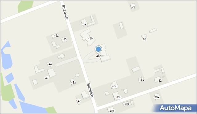 Strzelce, Strzelce, 41c, mapa Strzelce