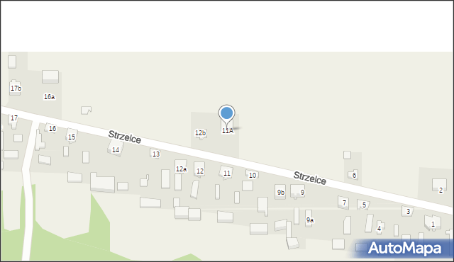 Strzelce, Strzelce, 11A, mapa Strzelce