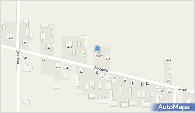 Strzelce, Strzelce, 38a, mapa Strzelce
