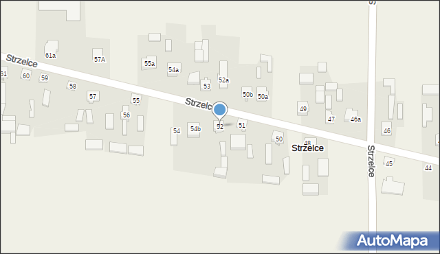 Strzelce, Strzelce, 52, mapa Strzelce