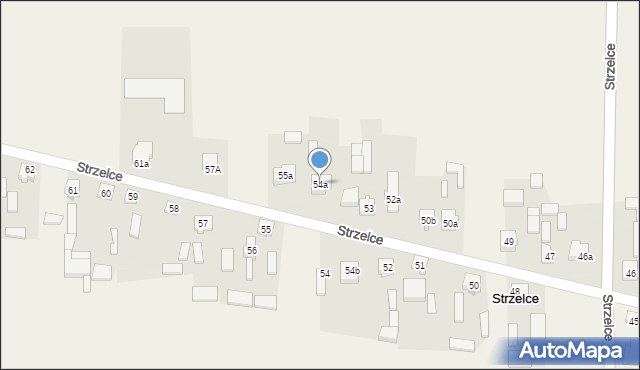 Strzelce, Strzelce, 54a, mapa Strzelce