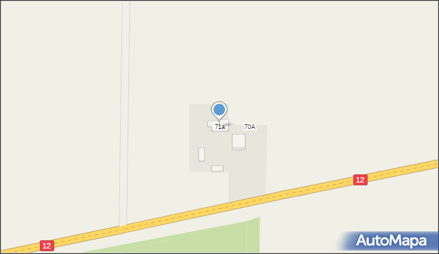 Strzelce, Strzelce, 71a, mapa Strzelce