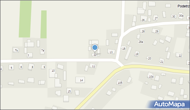 Strzelce, Strzelce, 12, mapa Strzelce