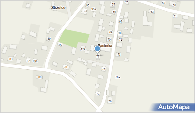 Strzelce, Strzelce, 72, mapa Strzelce