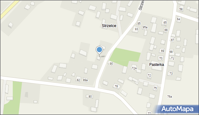 Strzelce, Strzelce, 89, mapa Strzelce