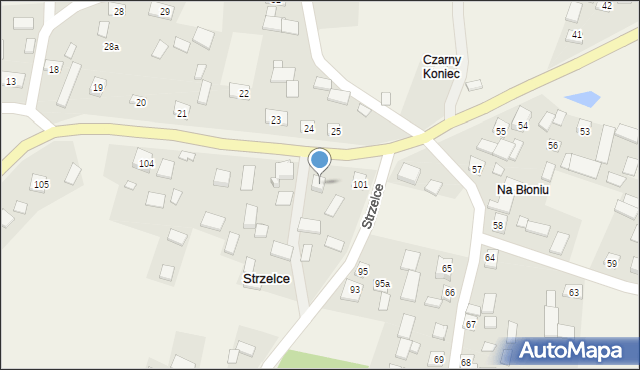 Strzelce, Strzelce, 98, mapa Strzelce