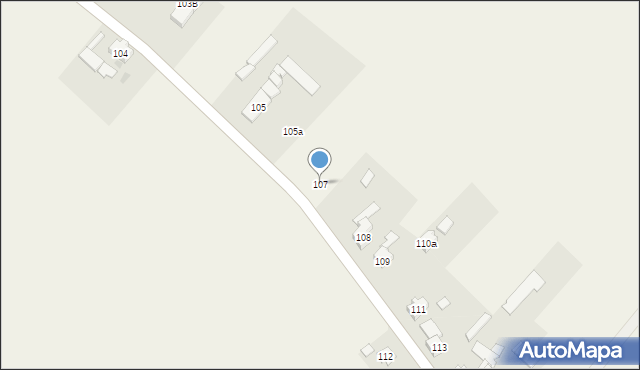 Strzelce, Strzelce, 107, mapa Strzelce